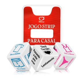 Dado Triplo Jogo Strip Para Casal (BR009) - Padrão - Tabuê Sex shop atacado - Produtos eróticos com preços de fábrica.