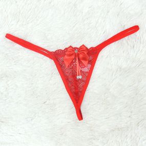 *Calcinha Amor (CF620) - Vermelho - Tabuê Sex shop atacado - Produtos eróticos com preços de fábrica.