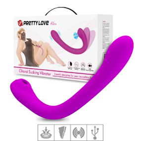 *Vibrador Ponta Dupla Alex(VB128-CZVB128) - Magenta - Tabuê Sex shop atacado - Produtos eróticos com preços de fábrica.
