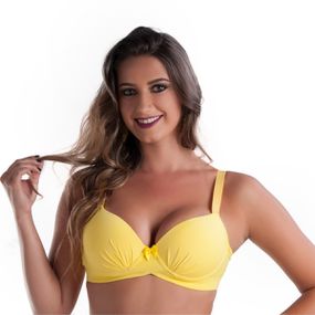 *Soutien Duanip Com Bojo (DU783) - Amarelo - Tabuê Sex shop atacado - Produtos eróticos com preços de fábrica.