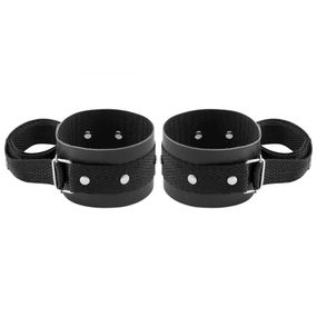 *Tornozeleira Com Tiras 80cm Dominatrixxx (DX505) - Preto - Tabuê Sex shop atacado - Produtos eróticos com preços de fábrica.