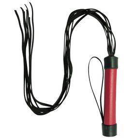 *Chicote 80cm Dominatrixxx (DX778-ST679) - Vermelho - Tabuê Sex shop atacado - Produtos eróticos com preços de fábrica.