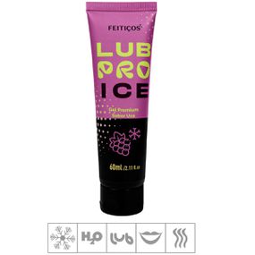 Lubrificante Beijável LubPro Ice Premium 60ml (FE9928) - Uva - Tabuê Sex shop atacado - Produtos eróticos com preços de fábrica.