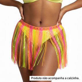 *Saia em Tiras Coloridas (GS101301) - Padrão - Tabuê Sex shop atacado - Produtos eróticos com preços de fábrica.