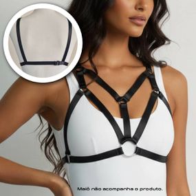 *Harness Soutien de Elastico GS Acessórios (GS115) - Preto - Tabuê Sex shop atacado - Produtos eróticos com preços de fábrica.