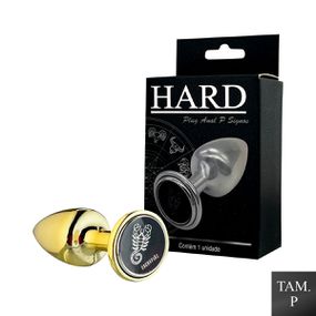 Plug de Metal P Signos Escorpião (HA162ES) - Dourado - Tabuê Sex shop atacado - Produtos eróticos com preços de fábrica.