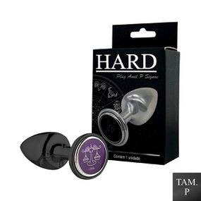 Plug de Metal P Signos Libra (HA162LI) - Onix - Tabuê Sex shop atacado - Produtos eróticos com preços de fábrica.