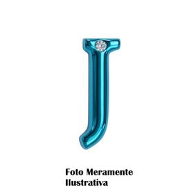 *Letras Para Personalização Azul (HA180A) - J - Tabuê Sex shop atacado - Produtos eróticos com preços de fábrica.