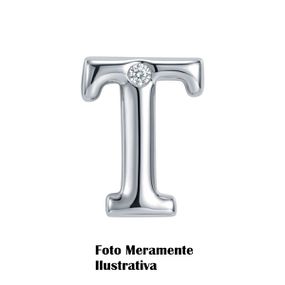Letras Para Personalização Cromada (HA180C) - T - Tabuê Sex shop atacado - Produtos eróticos com preços de fábrica.