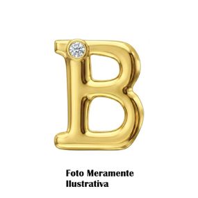 Letras Para Personalização Dourada (HA180D) - B - Tabuê Sex shop atacado - Produtos eróticos com preços de fábrica.