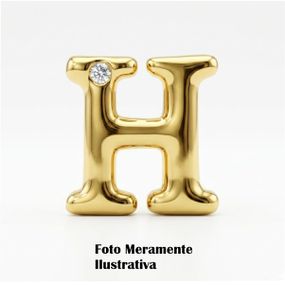 Letras Para Personalização Dourada (HA180D) - H - Tabuê Sex shop atacado - Produtos eróticos com preços de fábrica.