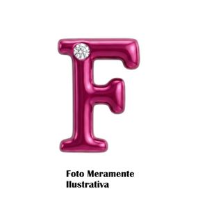 *Letras Para Personalização Rosa (HA180R) - F - Tabuê Sex shop atacado - Produtos eróticos com preços de fábrica.