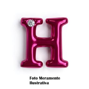 *Letras Para Personalização Rosa (HA180R) - H - Tabuê Sex shop atacado - Produtos eróticos com preços de fábrica.