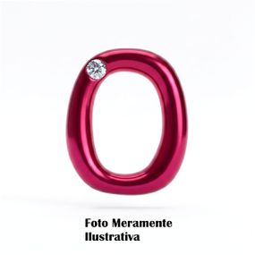 *Letras Para Personalização Rosa (HA180R) - O - Tabuê Sex shop atacado - Produtos eróticos com preços de fábrica.
