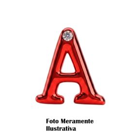 *Letras Para Personalização Vermelha (HA180V) - A - Tabuê Sex shop atacado - Produtos eróticos com preços de fábrica.