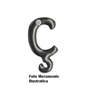 *Letras Para Personalização Onix (HA180O) - Cedilha - Tabuê Sex shop atacado - Produtos eróticos com preços de fábrica.