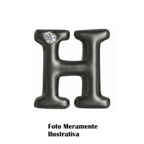 *Letras Para Personalização Onix (HA180O) - H - Tabuê Sex shop atacado - Produtos eróticos com preços de fábrica.