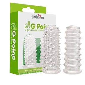 Conjunto de Estimuladores Do Ponto G (HZ611) - Translúcido - Tabuê Sex shop atacado - Produtos eróticos com preços de fábrica.