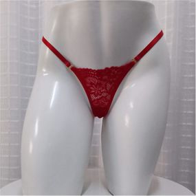 Calcinha Alícia Íntima Delas (ID1051) - Rubi - Tabuê Sex shop atacado - Produtos eróticos com preços de fábrica.