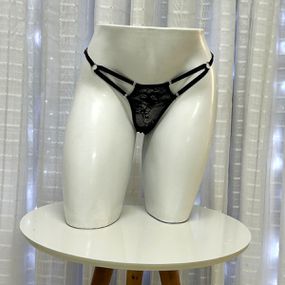 Calcinha Dominadora Íntima delas (ID1091) - Preta - Tabuê Sex shop atacado - Produtos eróticos com preços de fábrica.
