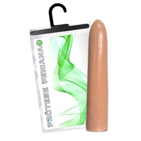 *Prótese 17x12cm Simples (M17301) - Bege - Tabuê Sex shop atacado - Produtos eróticos com preços de fábrica.
