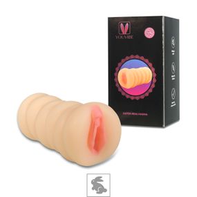 Masturbador Sem Vibro Texturizado YouVibe VP (MA110) - Bege - Tabuê Sex shop atacado - Produtos eróticos com preços de fábrica.