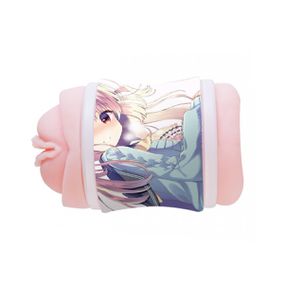 Masturbador Duplo Lilo VP (MA135) - Bege - Tabuê Sex shop atacado - Produtos eróticos com preços de fábrica.