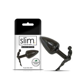 *Plug de Metal Anal Man (MT050) - Preto - Tabuê Sex shop atacado - Produtos eróticos com preços de fábrica.