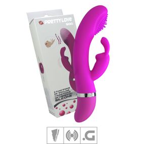Vibrador Sog Com Estimulador VP (PG042-16742) - Magenta - Tabuê Sex shop atacado - Produtos eróticos com preços de fábrica.