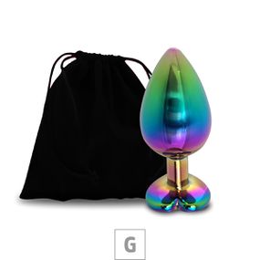 *Plug de Aço G Com Pedra Formato de Coração VP (PL091G) - Fu... - Tabuê Sex shop atacado - Produtos eróticos com preços de fábrica.