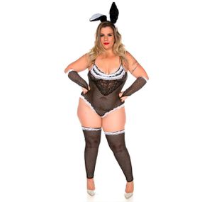*Fantasia Coelha Ousada Plus Size (PS2068) - Padrão - Tabuê Sex shop atacado - Produtos eróticos com preços de fábrica.