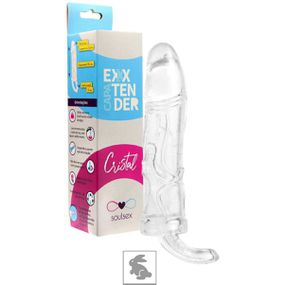 Capa Peniana de 13cm Para 15cm Extender Cristal (SS120) - Tr... - Tabuê Sex shop atacado - Produtos eróticos com preços de fábrica.