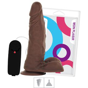 Prótese 16x15cm Com Vibro Ventosa e Escroto (SSV028V-ST398) ... - Tabuê Sex shop atacado - Produtos eróticos com preços de fábrica.