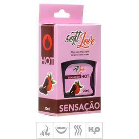 **Gel Comestível Soft Love Hot 30ml (ST116) - Sensação - Tabuê Sex shop atacado - Produtos eróticos com preços de fábrica.