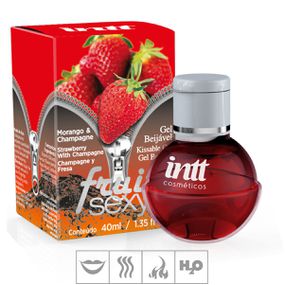 Gel Comestível Hot Fruit Sexy 40ml - (ST138) - Morango c/ Ch... - Tabuê Sex shop atacado - Produtos eróticos com preços de fábrica.