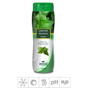 Sabonete Feminino Íntimo Apinil 200ml (ST183) - Menta - Tabuê Sex shop atacado - Produtos eróticos com preços de fábrica.