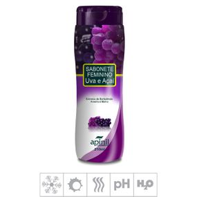 Sabonete Feminino Íntimo Apinil 200ml (ST183) - Uva e Açaí - Tabuê Sex shop atacado - Produtos eróticos com preços de fábrica.