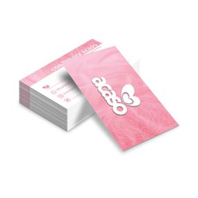 CARTÃO DE VISITA COM 50UN (ST247) - Seda - Tabuê Sex shop atacado - Produtos eróticos com preços de fábrica.