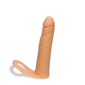Anel Companheiro 11x9cm GS (ST35SM) - Bege - Tabuê Sex shop atacado - Produtos eróticos com preços de fábrica.