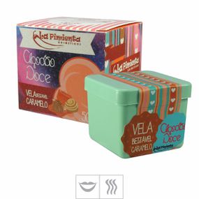 Vela Beijável Algodão Doce 50g (ST423) - Caramelo - Tabuê Sex shop atacado - Produtos eróticos com preços de fábrica.