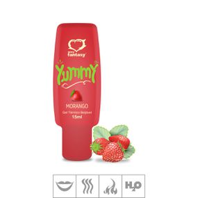 Gel Comestível Yummy Hot 15ml (ST592) - Morango - Tabuê Sex shop atacado - Produtos eróticos com preços de fábrica.