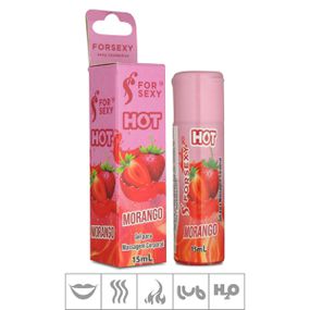 Gel Comestível For Sexy Hot 15ml (ST730) - Morango - Tabuê Sex shop atacado - Produtos eróticos com preços de fábrica.