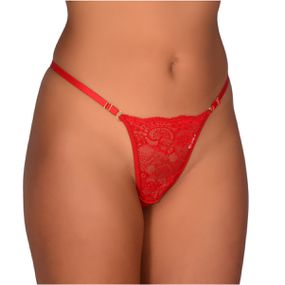 *Calcinha Gostosa (LK113-ST757) - Vermelho - Tabuê Sex shop atacado - Produtos eróticos com preços de fábrica.
