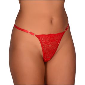 *Calcinha Tesão (LK113-ST759) - Vermelho - Tabuê Sex shop atacado - Produtos eróticos com preços de fábrica.