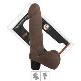 Prótese 15x13cm Com Vibro e Escroto John Upper (UP250-UP88-S... - Tabuê Sex shop atacado - Produtos eróticos com preços de fábrica.