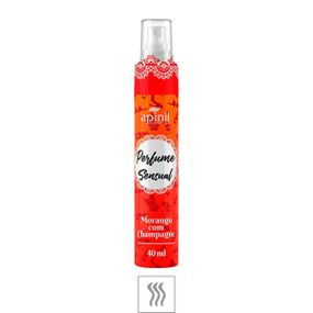 Perfume Sensual 40ml Apinil (ST823) - Morango c/ Champagne - Tabuê Sex shop atacado - Produtos eróticos com preços de fábrica.