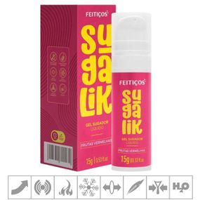 Sugalik Sugador Líquido 15g (ST952) - Frutas Vermelhas - Tabuê Sex shop atacado - Produtos eróticos com preços de fábrica.