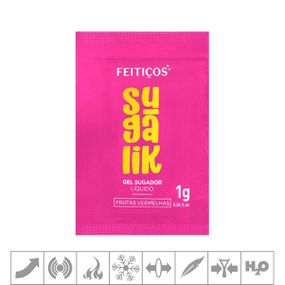 Sugalik Sugador Líquido Sachê 1g (ST963) - Frutas Vermelhas - Tabuê Sex shop atacado - Produtos eróticos com preços de fábrica.