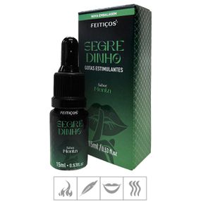 Excitante Unissex Segredinho 15ml (ST979) - Menta - Tabuê Sex shop atacado - Produtos eróticos com preços de fábrica.