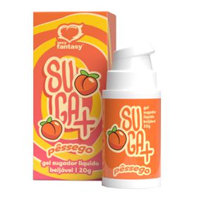 Suga + Sugador Líquido 20g (ST987) - Pêssego - Tabuê Sex shop atacado - Produtos eróticos com preços de fábrica.